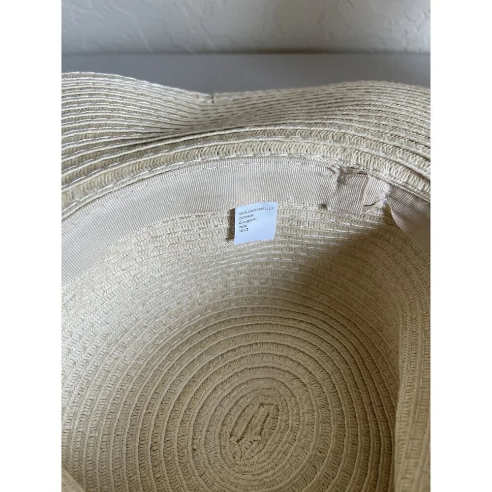New! Tommy Bahama Kids Woven Floral Plaid Sun Hat One Size Kids
